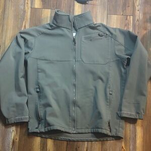 MEN'S COLUMBIA Ascender Graphite Soft Shell Jacket! Size Large